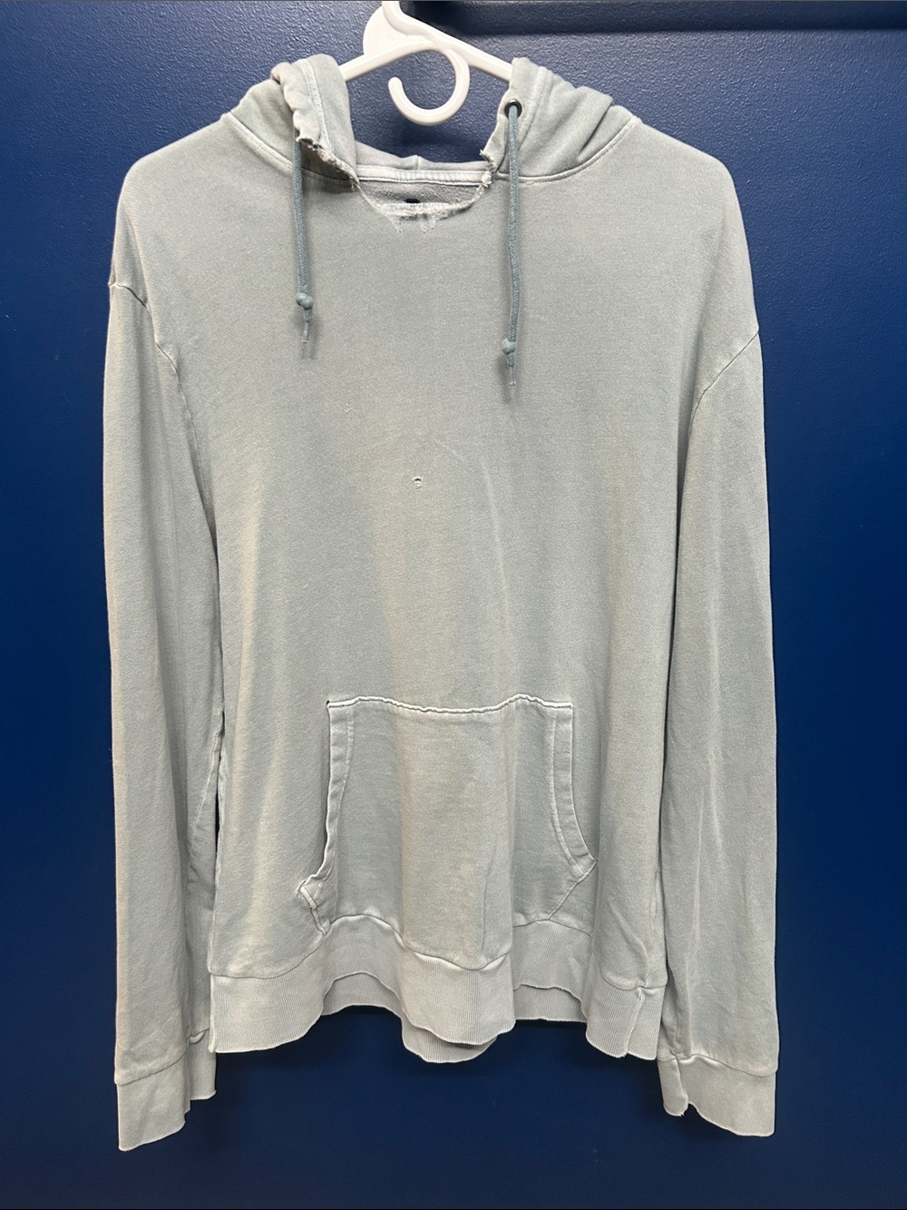 Old Navy Sage Green Men's Lightweight Hooded Pullover Size Large